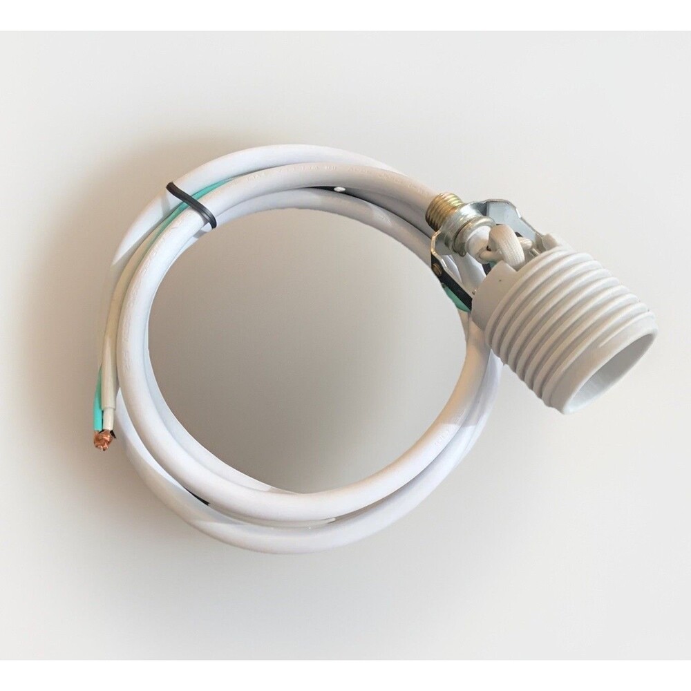 Hanging Lamp Light Cord 3 Plus Ft  Extension Cable with Standard 250 W Socket